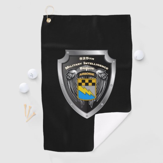 Serviette De Golf 525 Bouclier de la brigade de renseignement milita (En situation)