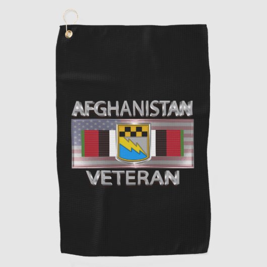 Serviette De Golf 525 MI Brigade Afghanistan Vétéran (Devant)