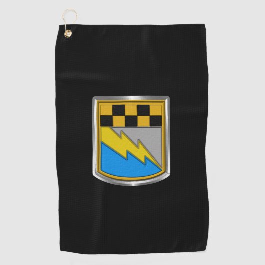 Serviette De Golf 525 Patch Customisé de la brigade de renseignement (Devant)