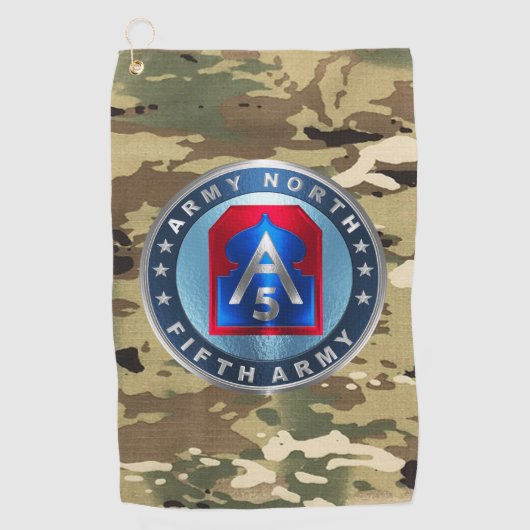 Serviette De Golf 5e ARMÉE (Devant)