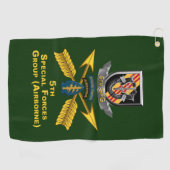 Serviette De Golf 5e Groupe des forces spéciales (Horizontal)