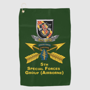 Serviette De Golf 5e Groupe des forces spéciales