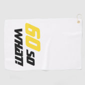 Serviette De Golf 60e anniversaire 60 alors quelle Motivational Jaun (Horizontal)