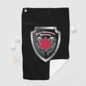 Serviette De Golf 6e division d'infanterie, bouclier "Sight Seein' S (En situation)