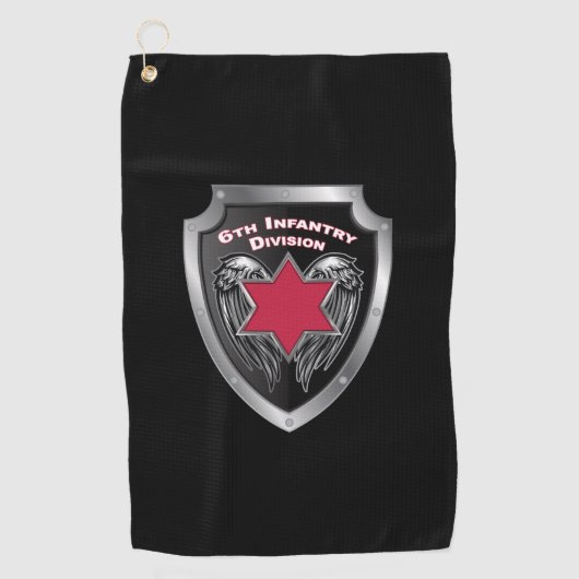 Serviette De Golf 6e division d'infanterie, bouclier "Sight Seein' S (Devant)