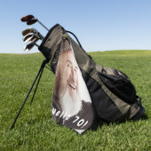Serviette De Golf 70e anniversaire photo bonjour 70 (Vert)