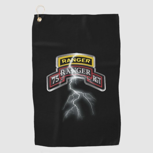 Serviette De Golf 75e régiment de rangers (Devant)