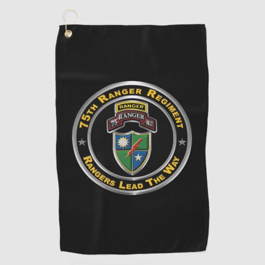 Serviette De Golf 75e régiment de rangers  (Devant)