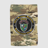 Serviette De Golf 75e régiment de Rangers  (Devant)
