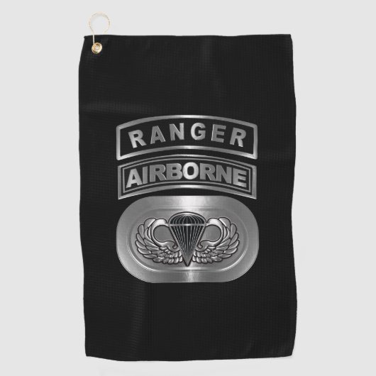 Serviette De Golf 75e régiment de rangers (Devant)