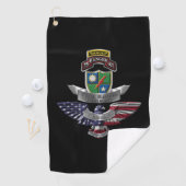 Serviette De Golf 75e régiment de rangers (En situation)