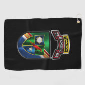 Serviette De Golf 75e régiment de rangers (Horizontal)