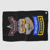 Serviette De Golf 75e régiment de rangers (Horizontal)