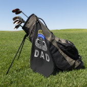 Serviette De Golf 75e Régiment de Rangers DAD (Vert)