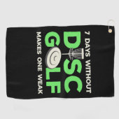Serviette De Golf 7 jours sans disque (Horizontal)