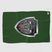Serviette De Golf 7e Bouclier du Groupe des forces spéciales (aéropo (Horizontal)