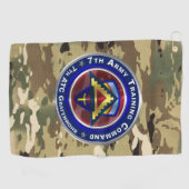 Serviette De Golf 7e Commandement de l'instruction de l'Armée de ter (Horizontal)
