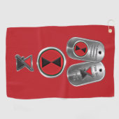 Serviette De Golf 7e division d'infanterie (Horizontal)