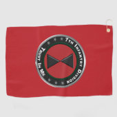 Serviette De Golf 7e division d'infanterie (Horizontal)