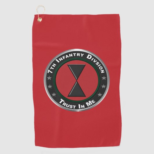 Serviette De Golf 7e division d'infanterie (Devant)