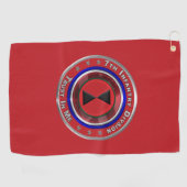 Serviette De Golf 7e division d'infanterie  (Horizontal)