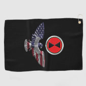 Serviette De Golf 7e division d'infanterie, Division Bayonet, aigle (Horizontal)