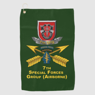 Serviette De Golf 7e Groupe des forces spéciales