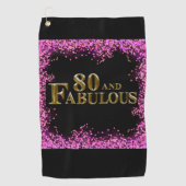Serviette De Golf 80e anniversaire (Devant)