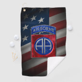 Serviette De Golf 82e Airborne (En situation)