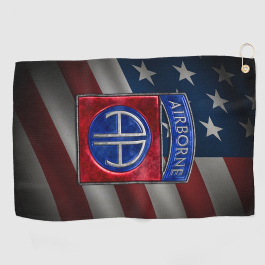 Serviette De Golf 82e Airborne (Horizontal)