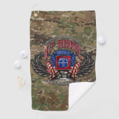 Serviette De Golf 82e Camo de Fort Bragg (En situation)