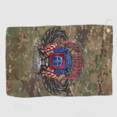 Serviette De Golf 82e Camo de Fort Bragg (Horizontal)