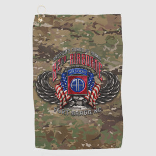 Serviette De Golf 82e Camo de Fort Bragg