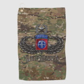 Serviette De Golf 82e Camo Jumpmaster aéroporté (Devant)