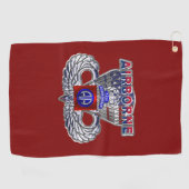 Serviette De Golf 82e division aéroportée (Horizontal)