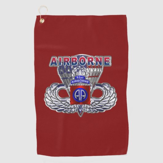 Serviette De Golf 82e division aéroportée (Devant)