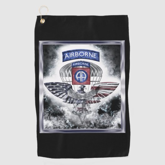 Serviette De Golf 82e division aéroportée (Devant)