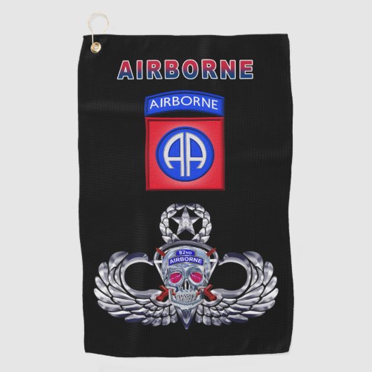 Serviette De Golf 82e division aéroportée (Devant)