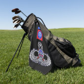 Serviette De Golf 82e division aéroportée (Vert)
