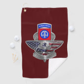 Serviette De Golf 82e division aéroportée (En situation)