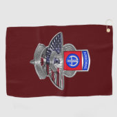 Serviette De Golf 82e division aéroportée (Horizontal)