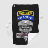 Serviette De Golf 82e division aéroportée Airborne Ranger (En situation)