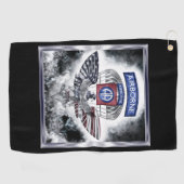 Serviette De Golf 82e division aéroportée Conception d'explosifs (Horizontal)