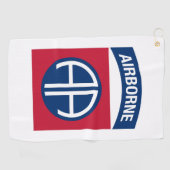 Serviette De Golf 82e division aéroportée Insignia (Horizontal)