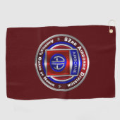Serviette De Golf 82ème division aéroportée (Horizontal)