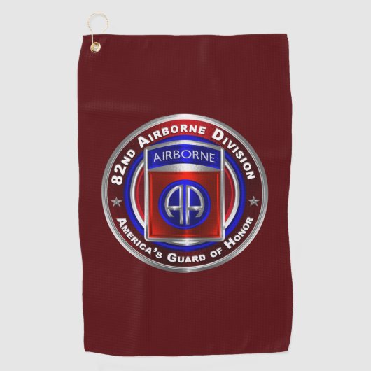 Serviette De Golf 82ème division aéroportée (Devant)