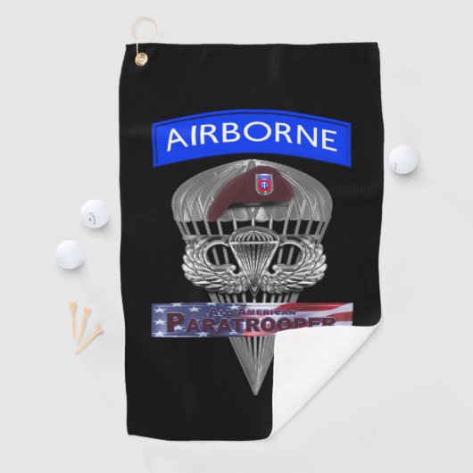 Serviette De Golf 82nd Airborne Division  (En situation)