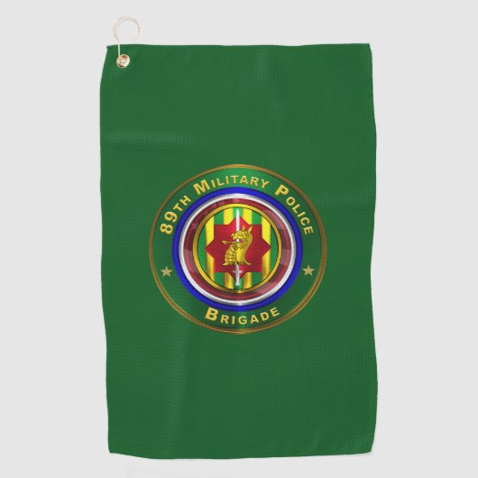 Serviette De Golf 89e brigade de police militaire (Devant)