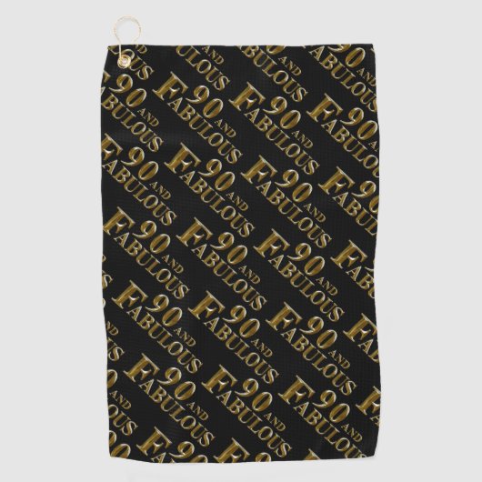 Serviette De Golf 90e anniversaire (Devant)