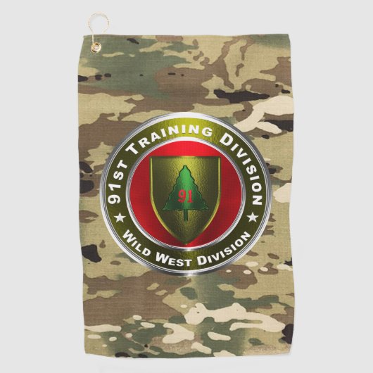 Serviette De Golf 91e division d'infanterie (Devant)